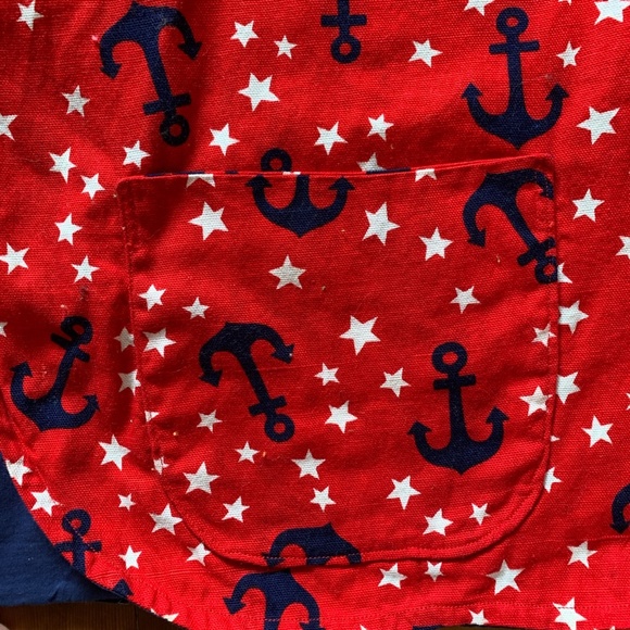 vintage bicentennial 70s vest anchors stars L - Picture 2 of 4